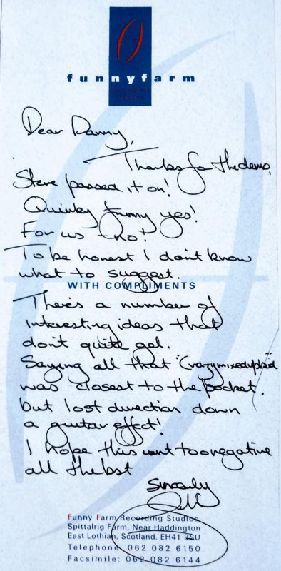 Muck
reject letter